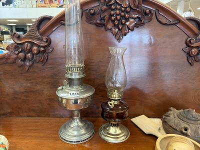 2 X OIL LAMPS