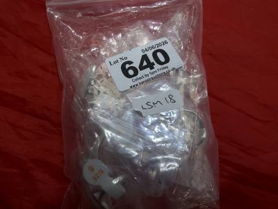 BAG OF NEW SILVER RINGS