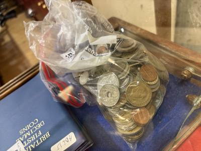 BAG OF COLLECTORS COINS