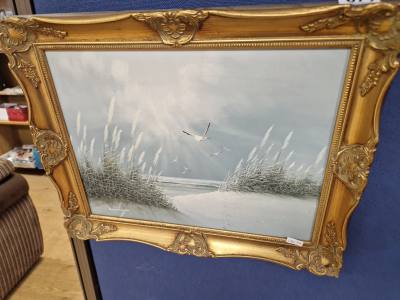 GILT SIGNED OIL