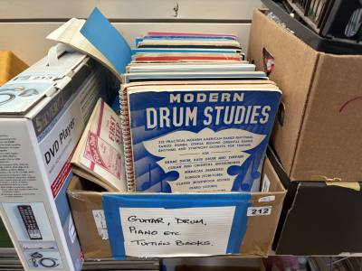 BOX OF GUITAR BOOKS