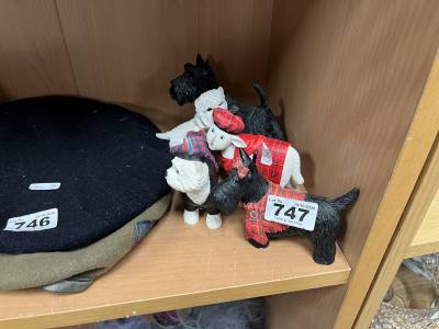 LOT OF DOG ORNAMENTS