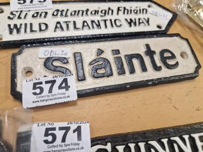 SLAINTE SIGN