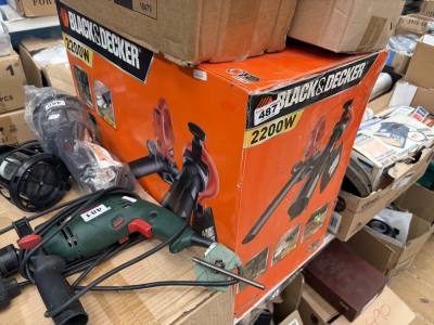 BLACK + DECKER GARDEN VAC (NEW)