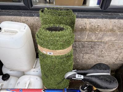 2 X ROLLS OF ARTIFICIAL GRASS