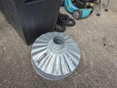5 X INCINERATOR LIDS