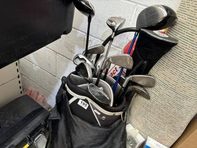 GOLF BAG + CLUBS