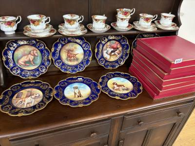 7 X CAVERSWALL M. BATES DOG PLATES