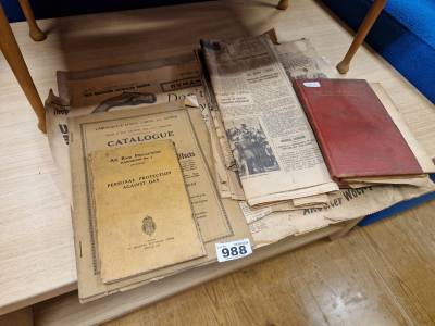 LOT OF WWII BOOKS/PAPERS