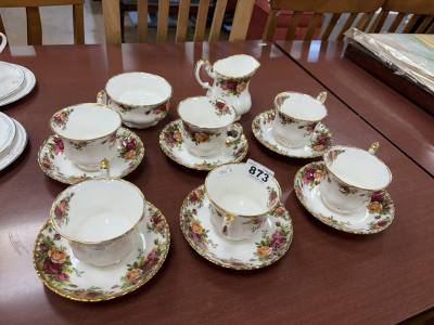 LOT OF ROYAL ALBERT COUNTRY ROSE