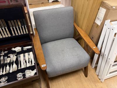 GREY ARMCHAIR