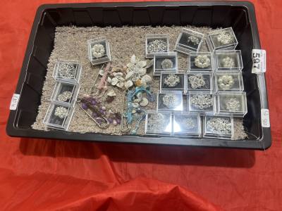 BOX OF COSTUME JEWELLERY