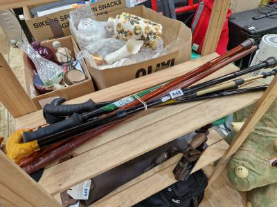 LOT OF WALKING + HIKING STICKS