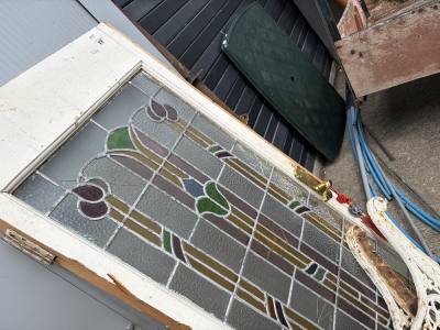 STAINED GLASS DOOR