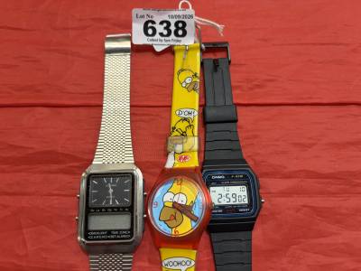 3 X WATCHES