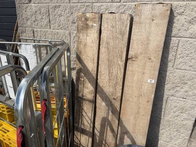 3 X LARGE PIECES OF WOOD