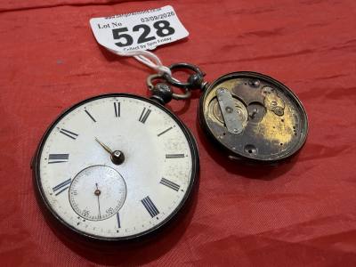 2 X SILVER POCKET WATCHES FOR REPAIR