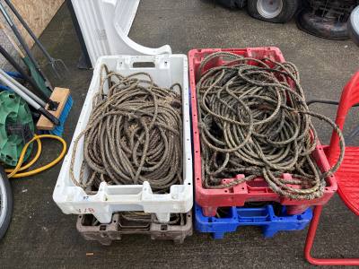 4 X BOXES OF ROPE