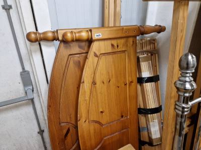 PINE DOUBLE BED FRAME