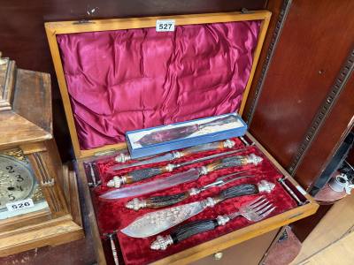 CASED ROBERT MOSSLEY CARVING SET + SLICE