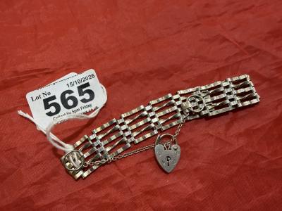 SILVER GATE BRACELET
