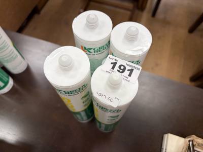 4 TUBES OF NEUTRAL SILICONE STRUCTURAL SEALANT