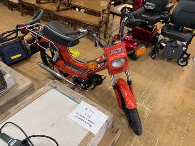 TOMOS MOPED 1989 50CC' + TAX BOOK (NEEDS A SERVICE)