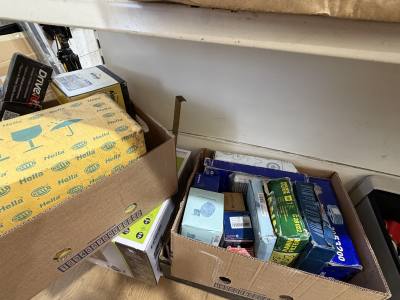 3 X BOXES OF CAR PARTS