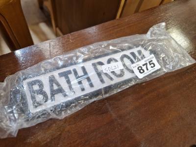 BATHROOM SIGN
