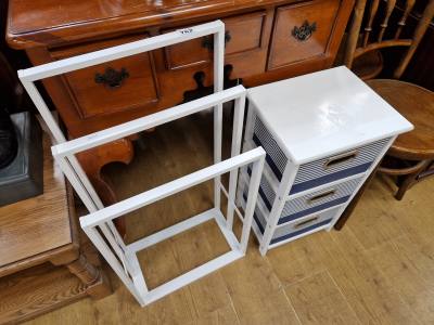 BATHROOM CABINET + RAIL