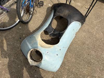 VINTAGE FIBERGLASS MOTORBIKE BODY