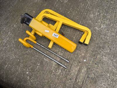 WHEEL LOCK + STEERING JACK