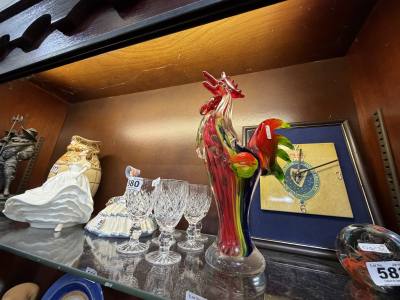 MURANO GLASS COCKEREL