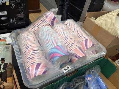 BOX OF ICE CREAM CUPS