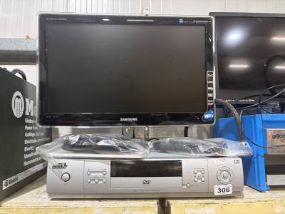 SAMSUNG TV + DVD PLAYER