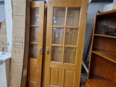 5 X OAK DOORS