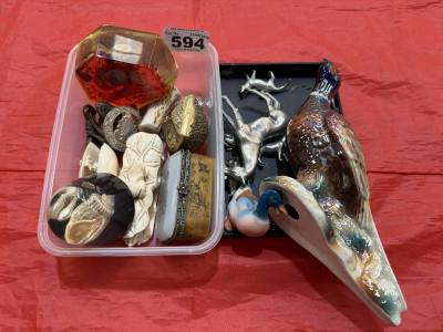 BOX OF CURIOS + MINIATURE FIGURES