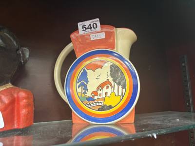 CLARICE CLIFF STYLE JUG