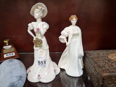 2 COALPORT LADIES