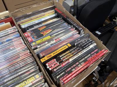 BOX OF GRAPHIC NOVELS