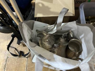 BAG OF SILVERPLATE