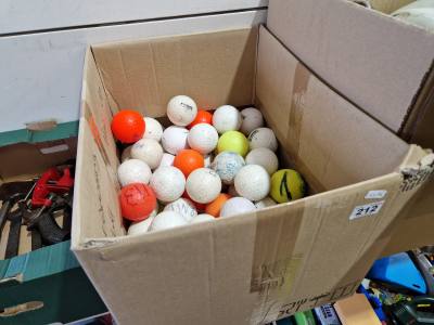 BOX OF HOCKEY BALLS