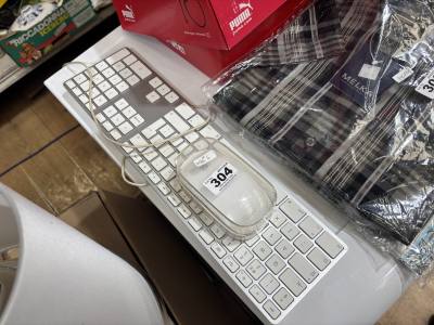 APPLE KEYBOARD + MOUSE 