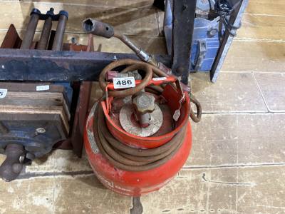 GAS BOTTLE + BURNER