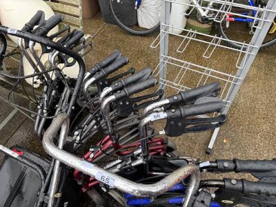 LOT OF WALKING AIDS