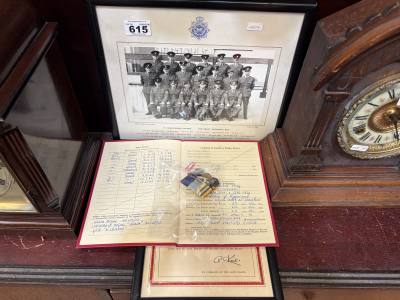 SERGEANT PERRY MCCORD DRESS MEDALS, PHOTO + SERVICE RECORD