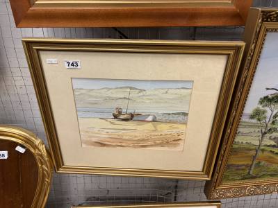 A. BURNS WATERCOLOUR