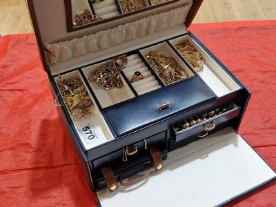 BOX OF DRESS JEWELLERY