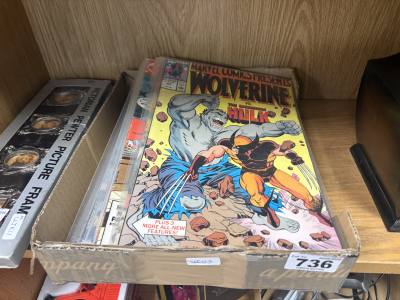 BOX OF MARVEL COMICS