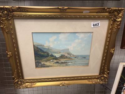 FRAMED N.I COAST WATERCOLOUR
